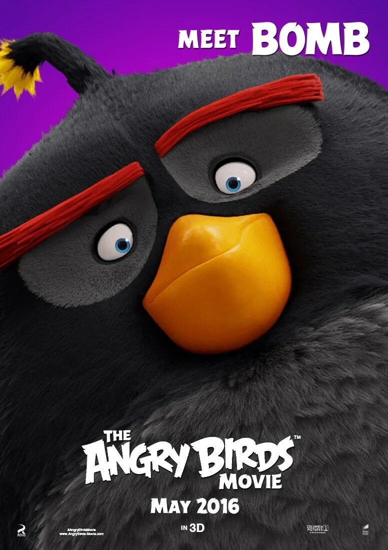 Сердитые птички 2016. Angry Birds (2016) Постер.