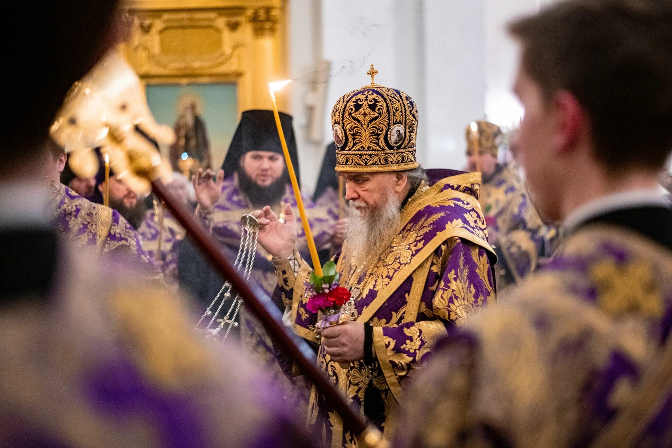 Прямая трансляция всенощной