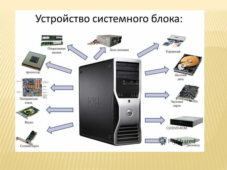 Наиболее полный перечень основных устройств персонального компьютера. Основные устройства системного блока схема. Назовите основные составляющие системного блока?. Основные компоненты ПК состав системного блока. Устройства ПК системный блок внешние устройства таблица.