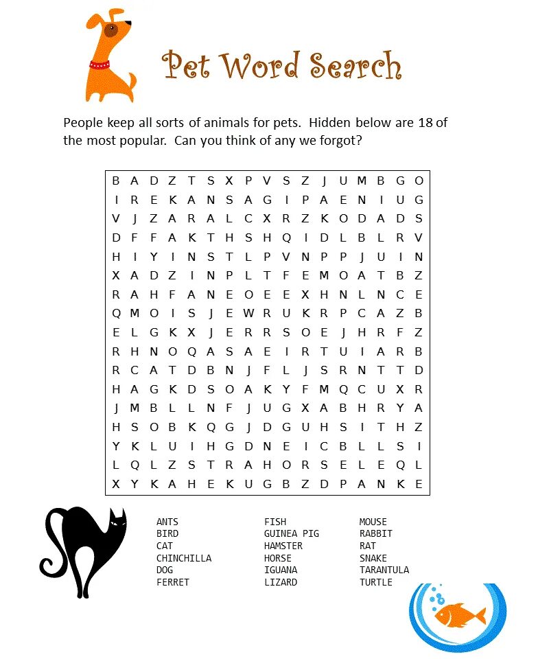 Animal find a word. Pets wordsearch. pets задания на английском. pets wordsearch for kids. pets word search for children.