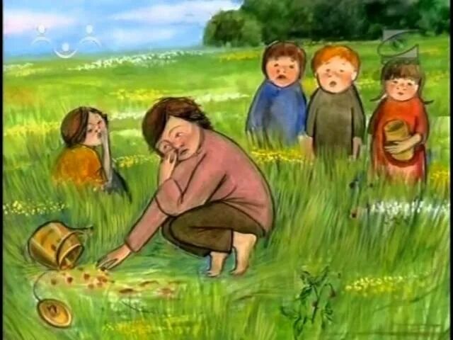 Конь с розовой гривой поход за земляникой