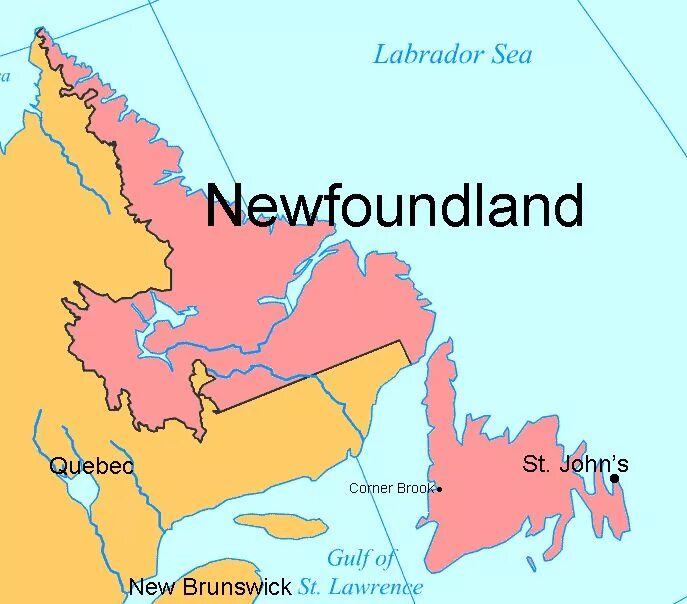 Где остров ньюфаундленд. Полуостров лабрадор на карте. Остров ньюфаундленд показать на карте. Канада остров ньюфаундленд на карте. Остров ньюфаундленд на карте Северной.