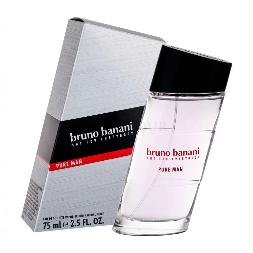 Bruno banani pure. Bruno Banani Pure man. Bruno Banani 75 ml мужские. Pure men Bruno Banani мужские духи. Туалетная вода мужская Bruno Banani Pure man.