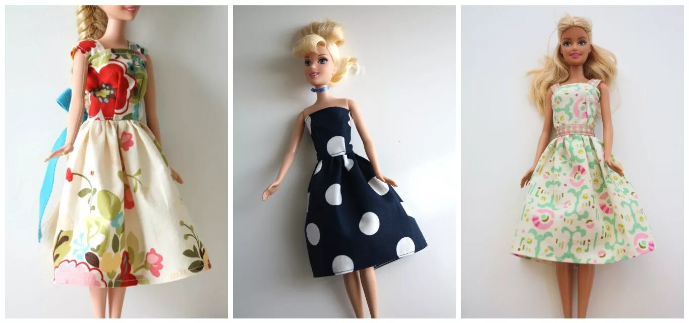 Платья для кукол своими руками. Одежда для кукол своими руками. Летние платья для куклы Барби. Фасоны кукольных платьев для кукол. Простое платье для куклы