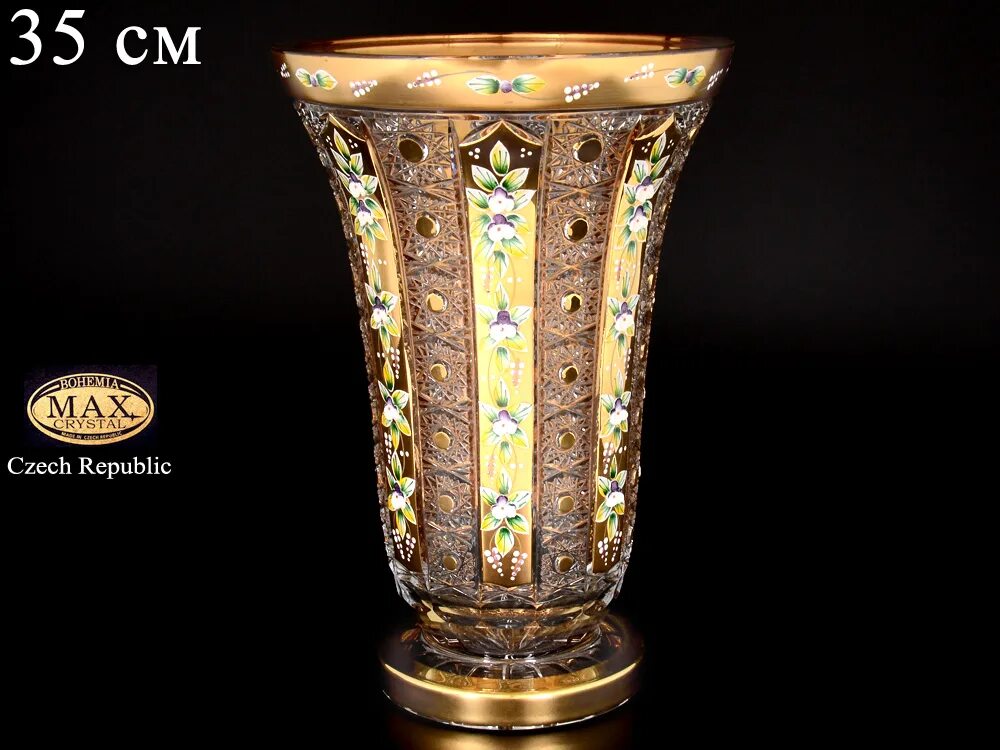Вазы для цветов чехия богемия. Ваза bohemia max crystal 35 см. ваза 30 см max crystal золото bohemia. ваза хрусталь золото богемия. хрусталь с золотом богемия чехия.