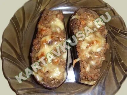 Баклажаны фаршированные мясом рецепт