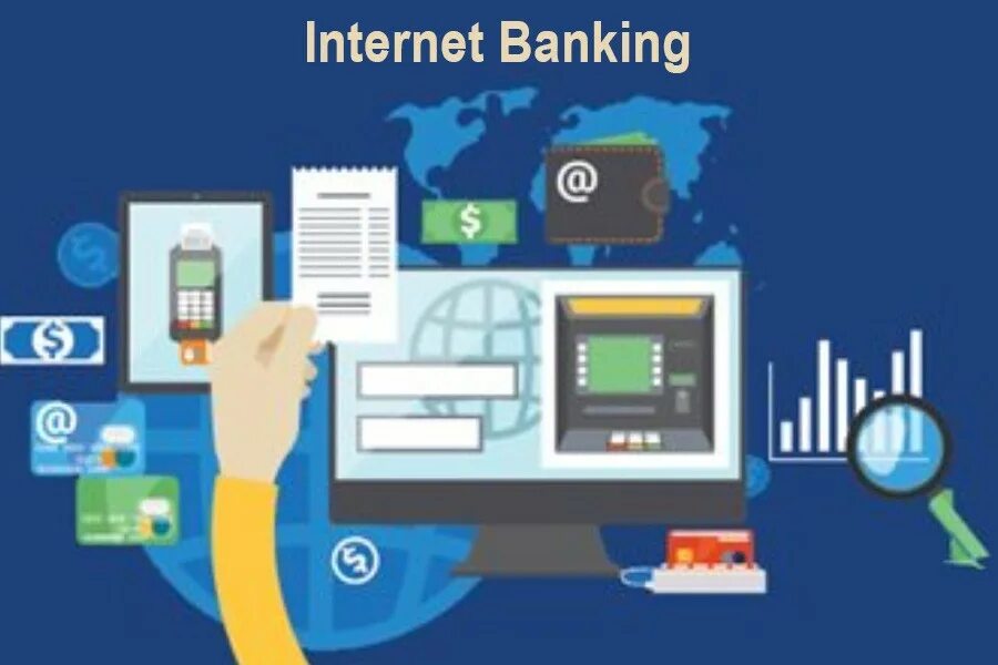 Abb bank internet banking. Интернет банкинг картинки. Мобильный банкинг рисунок. Xalq Bank Internet Banking. E Banking картинка.