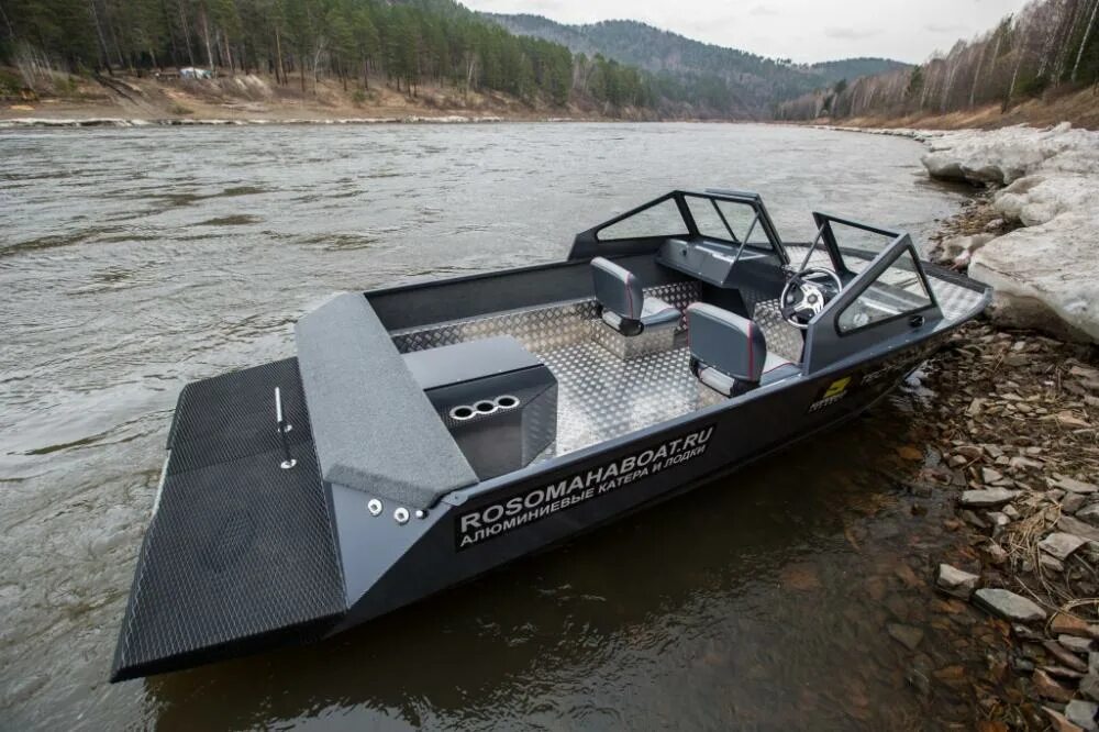 Лодка алюминиевая плоскодонка под водомет. Катер алюминиевый росомаха r6000s. Катер с 54 водомет алюминиевый триумф. Алюминиевые лодки водометы. Моторная лодка росомаха r7000.