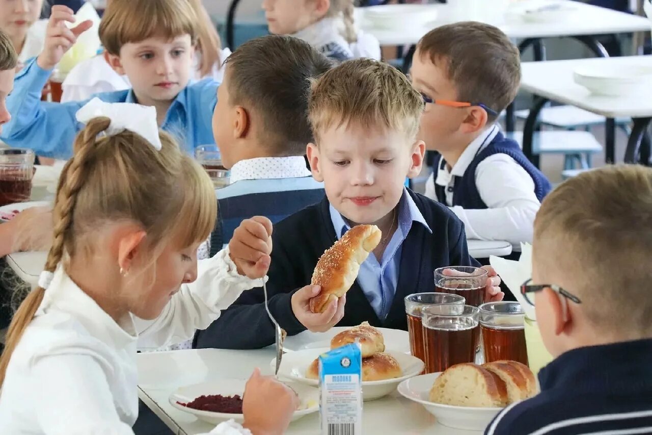 Получить школьное питание