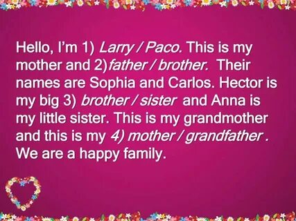 These are my mother and father перевод