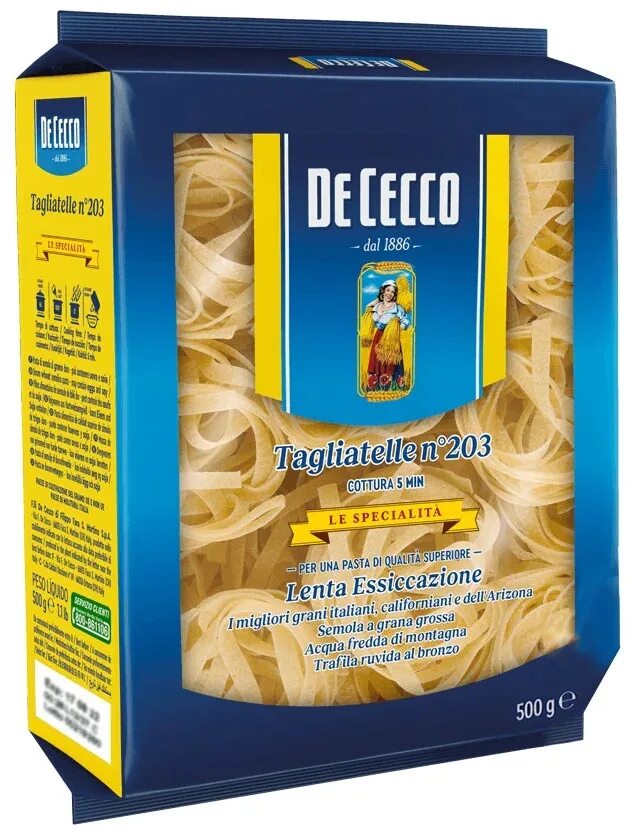 Де чекко тальолини 250г макаронные. Макаронные изделия феттучине № 233 de cecco 500гр. Макаронные изделия de cecco. Паста де чекко тальятелле. Макароны de.