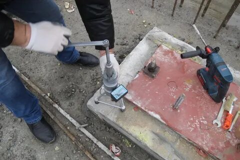 Испытание методом отрыва со скалыванием