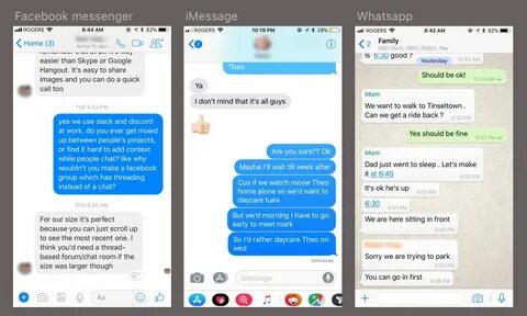 Messenger переписка