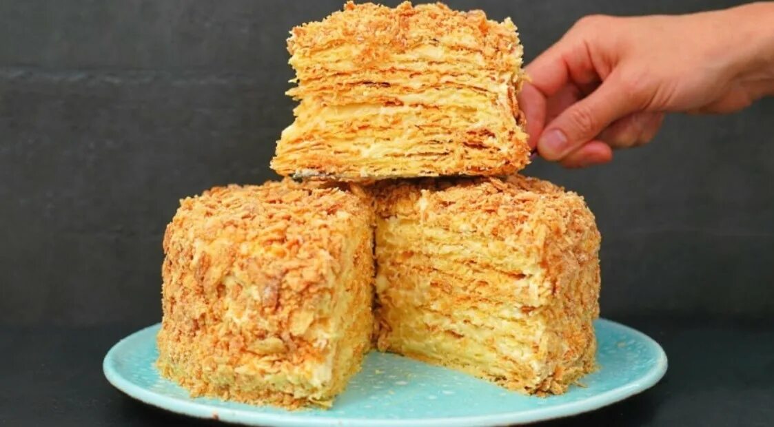 наполеон из сливочного масла