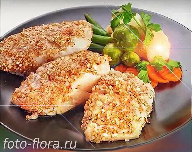 Кухня наизнанку рецепты из рыбы. Треска в панировке на сковороде. оригинальные блюда из филе - рыбы.. рыба запеченная с кунжутом. простые блюда из рыбного филе.
