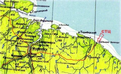 Карта зеленца