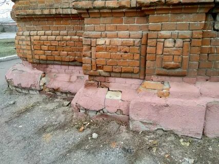 Разрушение фундамента