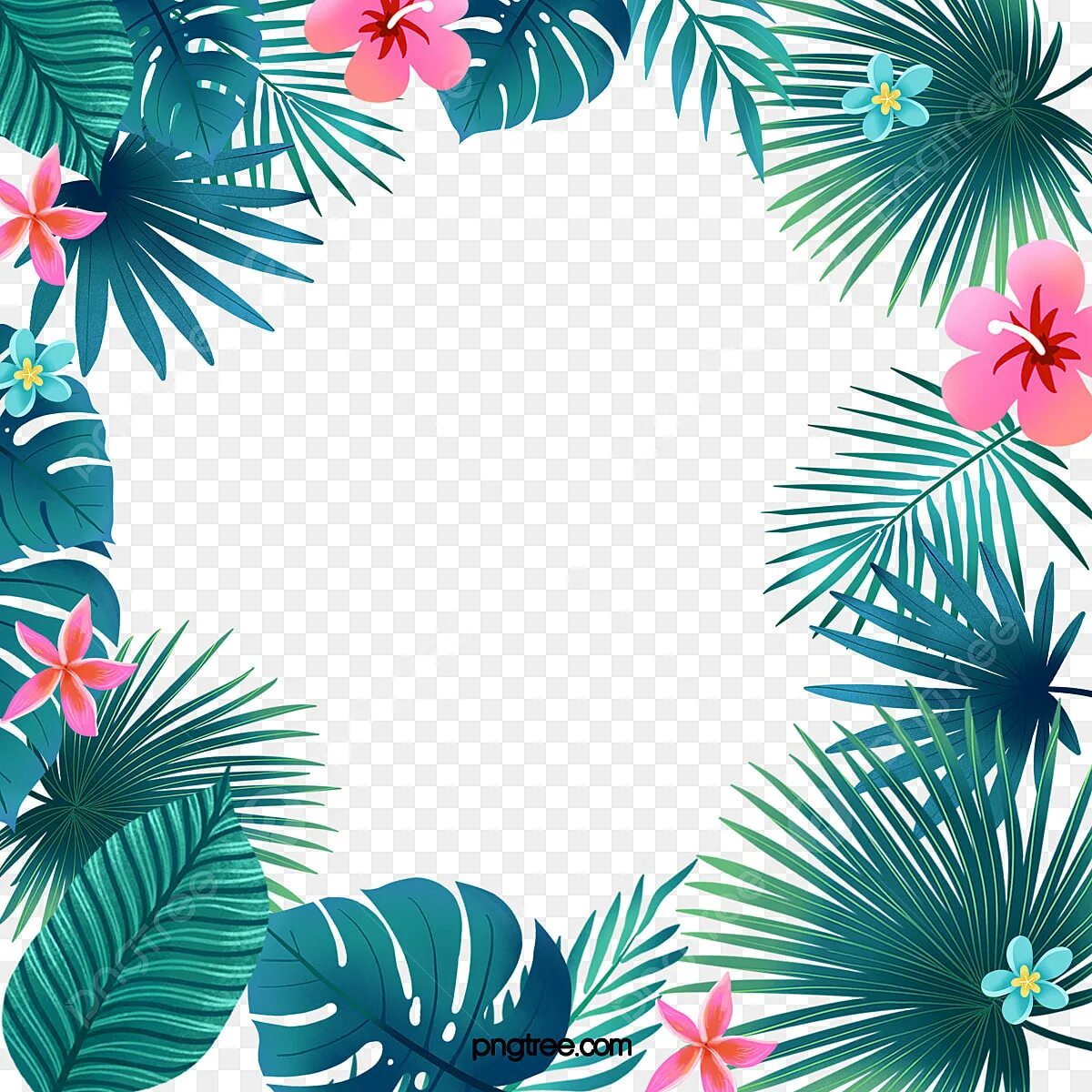 тропические листья рамка. тропическая рамка. рамка с акварельными цветами. рамка тропики. фоторамка тропики.