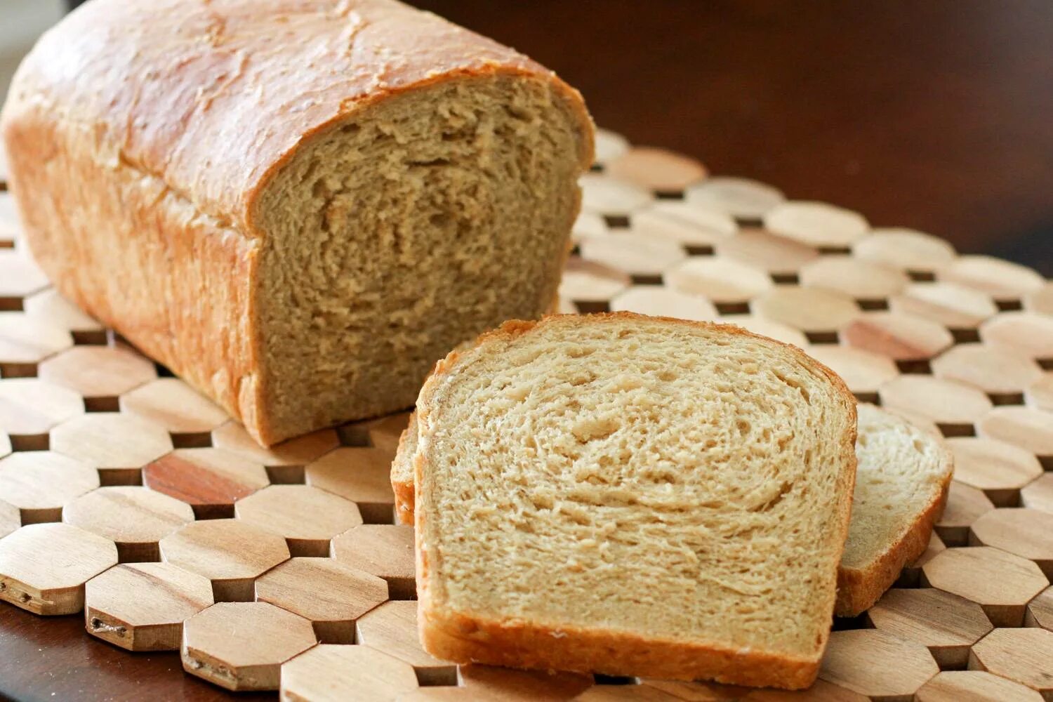 Овсяный хлеб. Мягкий хлеб. Домашний хлеб. Пушистый хлеб.