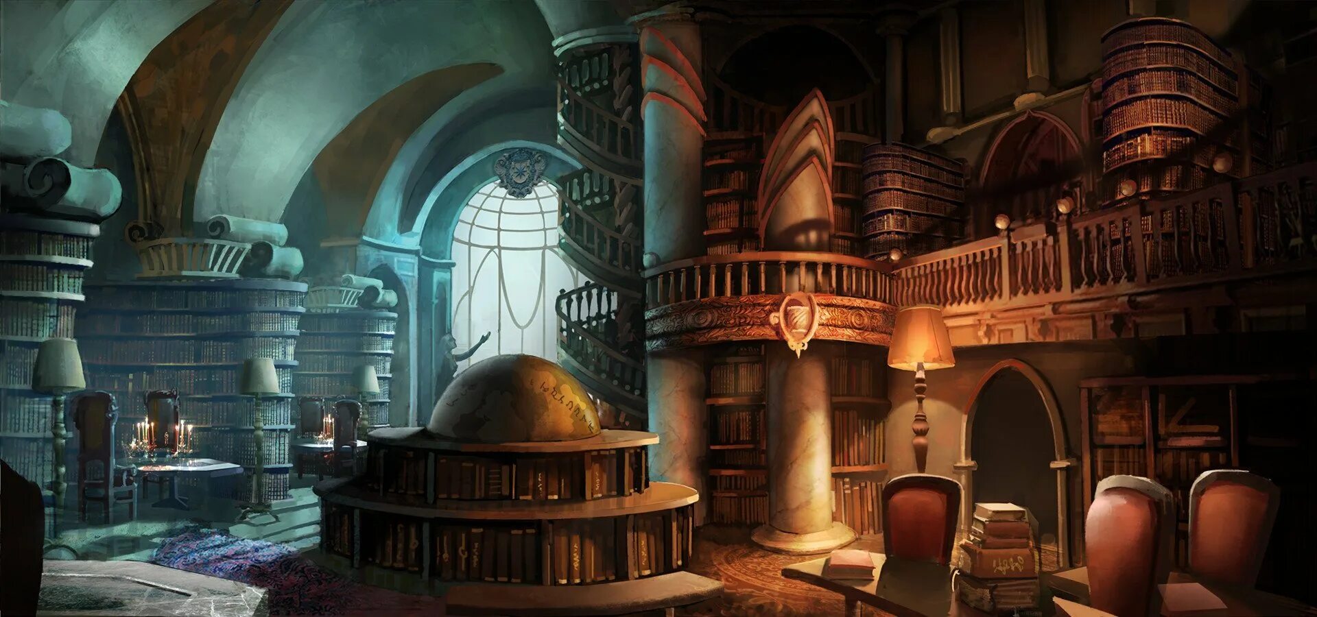 Fantasy worlds электронная библиотека. Обеденный зал замка ДНД арт. Фэнтези школа Академия магии. Сказочная комната в замке. Библиотеки комнаты фэнтези.