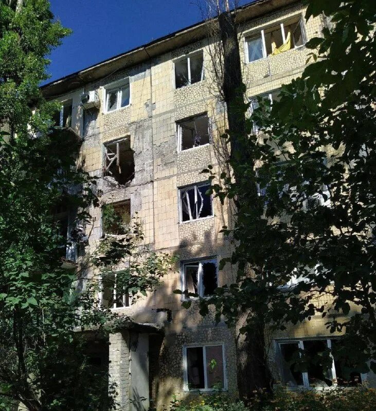 Поджог школы. Авдеевка 06. Пожар в двухэтажном доме. Авдеевка 06. 02 24.