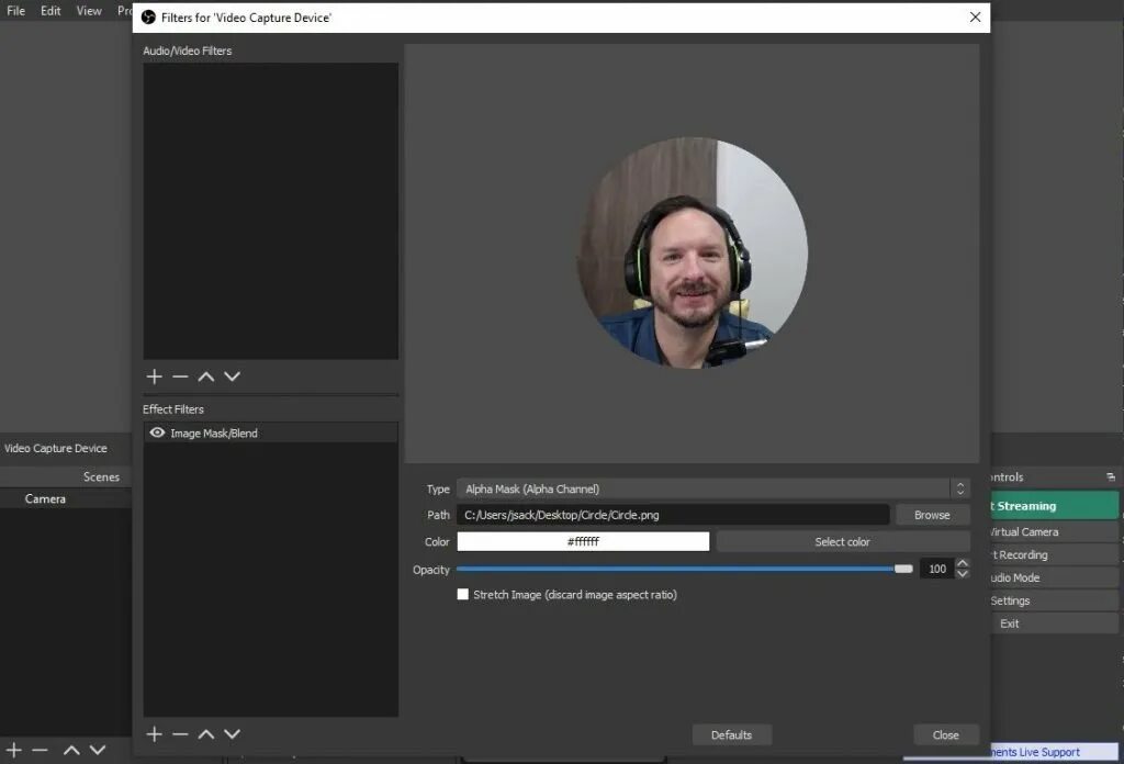 Obs filters. Фильтры для обс. фильтры в обс как. effects for obs. obs studio circle.