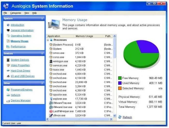 4 information program. Auslogics system. information systems. siv (system information viewer) 5.70. system information v2.03.10.