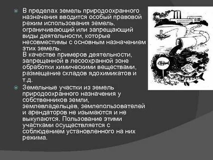 Земли природоохранного назначения