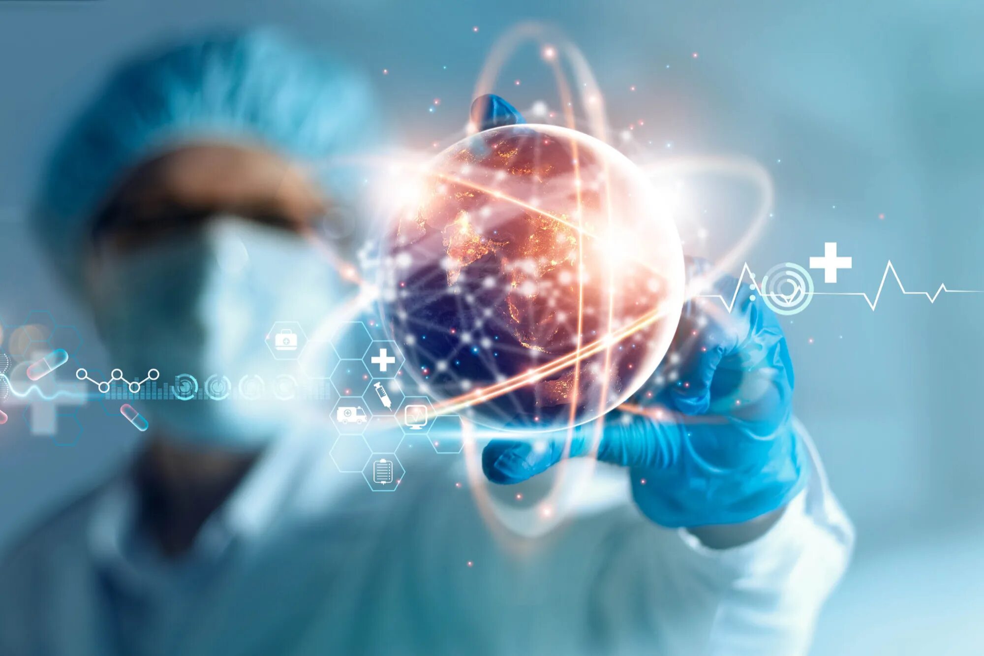False science. Онкология фон. life science.