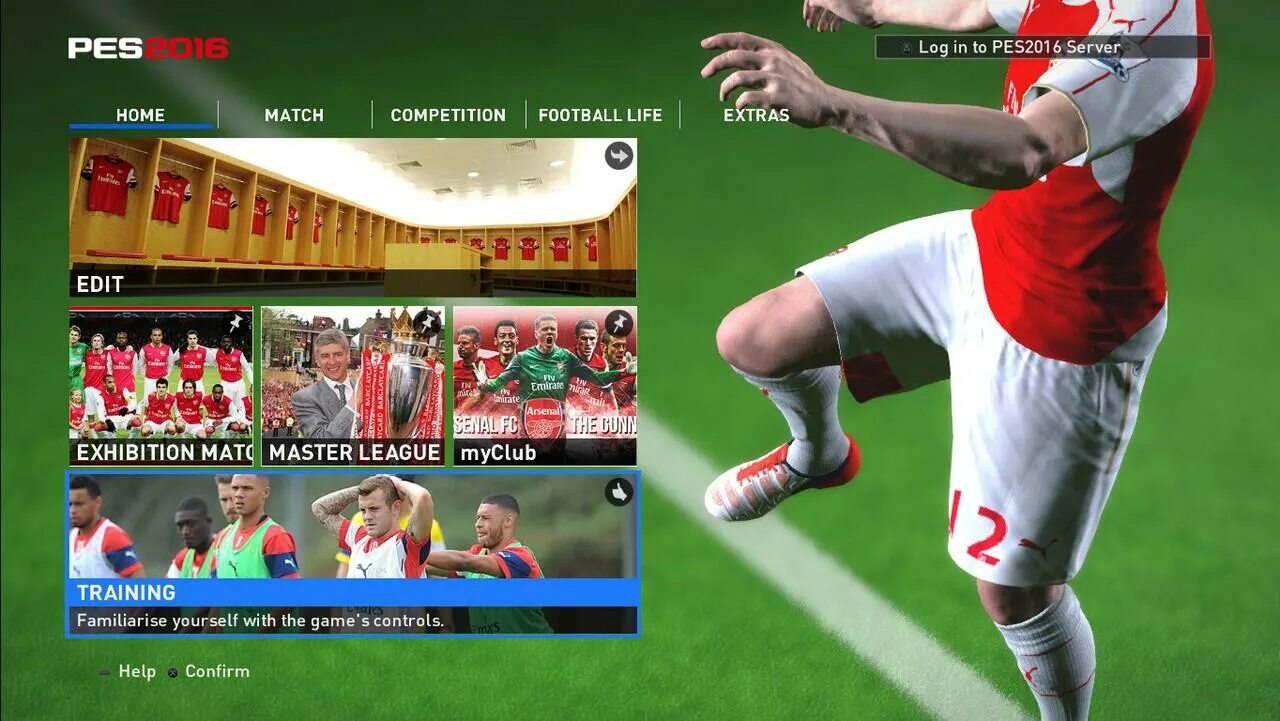 P a s регистрация. Pro Evolution Soccer 2016 меню. PES 2016 меню. Pro Evolution Soccer 2016 обложка. PES 2016 Arsenal Kits.