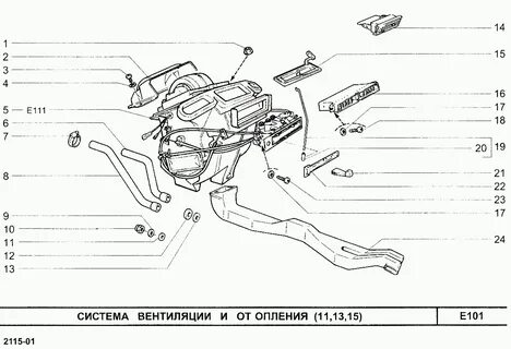Система обогрева ваз