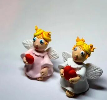 Лепка ангела из пластилина