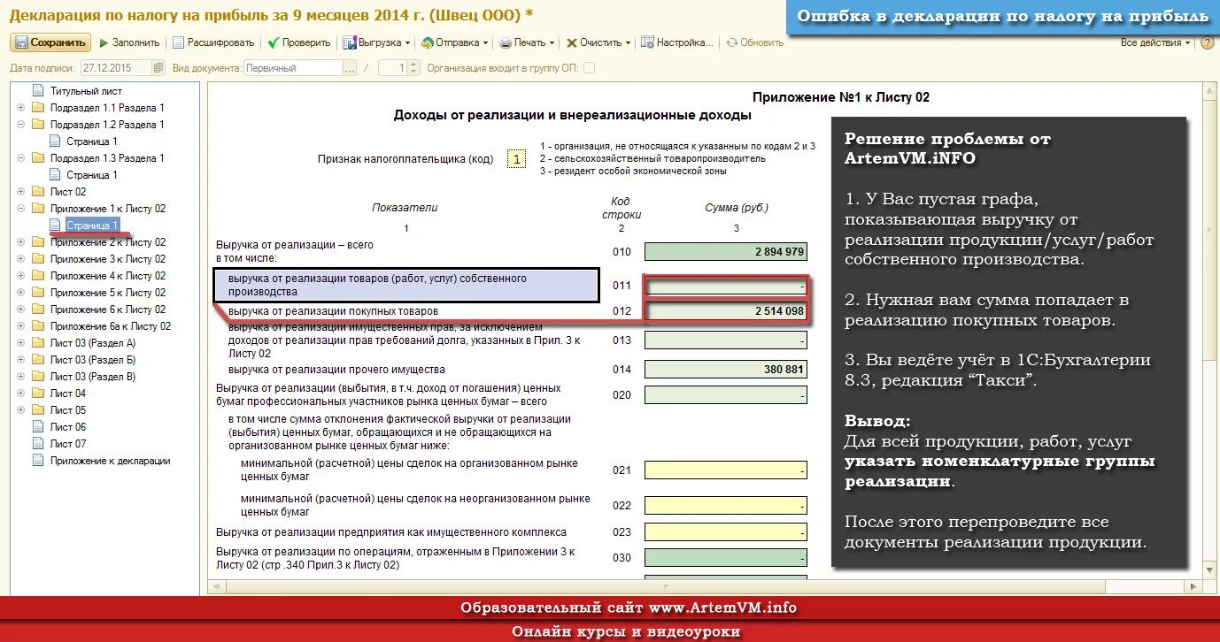 Декларация по НДС. Налоговая декларация по налогу на прибыль. Декларация по прибыли с внереализационных доходов. Ошибки в декларации. Налог на прибыль стр 041