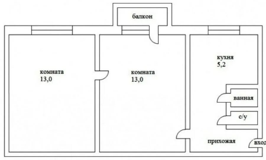 2х комнатная квартира хрущевка план. Хрущевка книжка 2 комнатная. Планировка двушки в хрущевке. Смежные комнаты планировка.