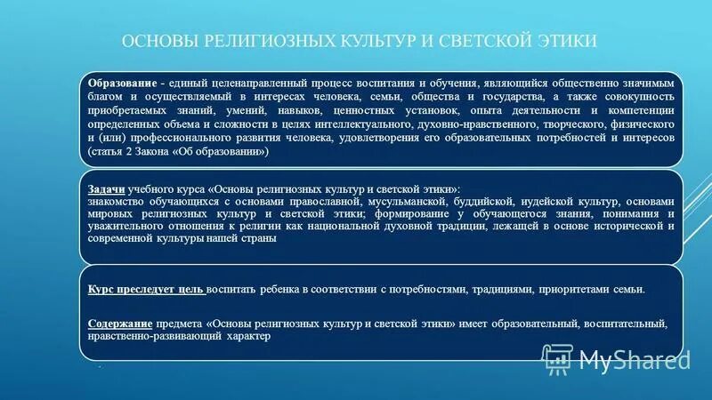 Различие духовного и светского образования. Светская и религиозная этика. Общие черты светской и религиозной этики. Соотношение религиозной и светской этики.