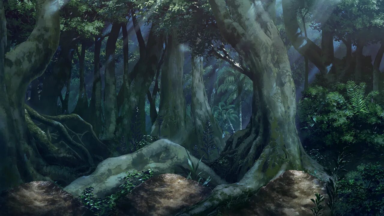 Animated forest show