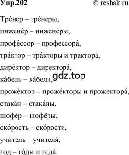 Русский 6 класс упр 202