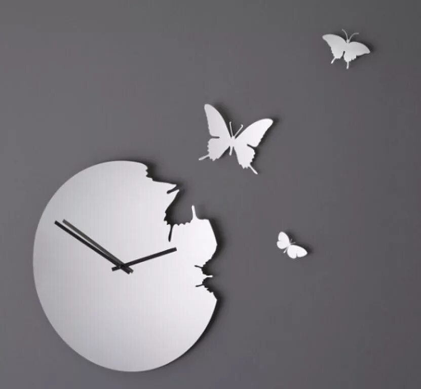Про быстро летящее время. Оригинальные настенные часы. Время летит. Летающие часы. Часы своими руками на стену.