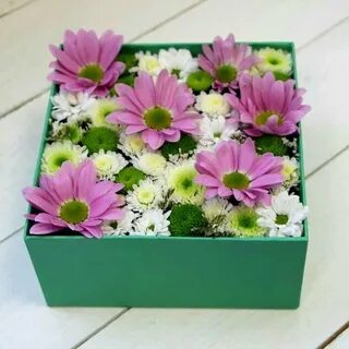 Коробка из цветов своими руками