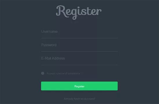 Dark forms. Simple form design. form html css register dark. register page dark. login form dark theme.