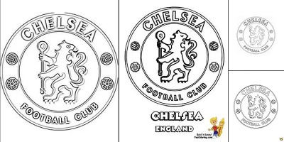 раскраска челси