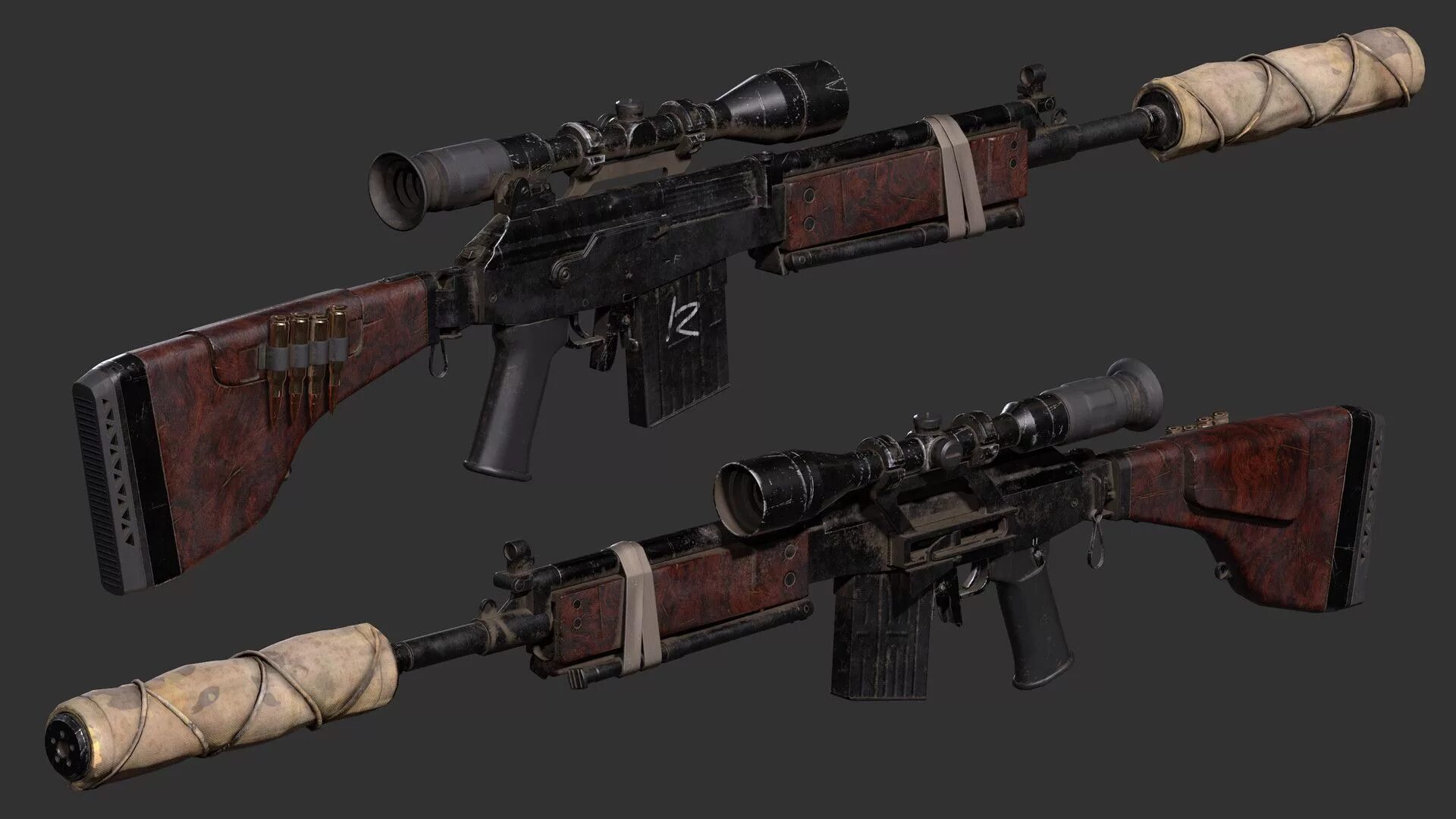 Самодельное оружие апокалипсиса. Штурмовая винтовка акм. Пистолет пулемет раст. Оружие ближнего боя для зомби апокалипсиса. Снайперская винтовка из фоллаут нью вегас.