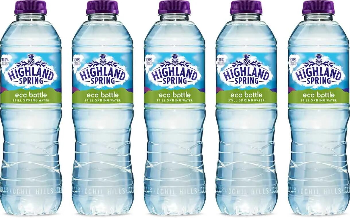 Highland Spring вода. Бутылка Spring Water. RPET на бутылке что. ПК спринг вода.