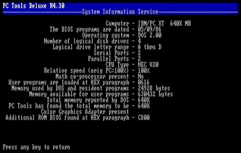 Bios find