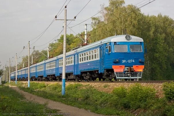 Электричка ярославский подлипки дачные