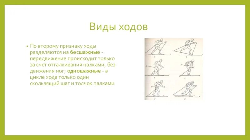 Классификация лыжных ходов схема. Попеременный одношажный ход на лыжах. Классификация классических лыжных ходов. Одновременный одношажный одновременный двухшажный. По второму признаку ходы разделяются на.