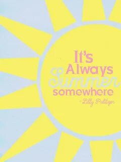 Summer always gone