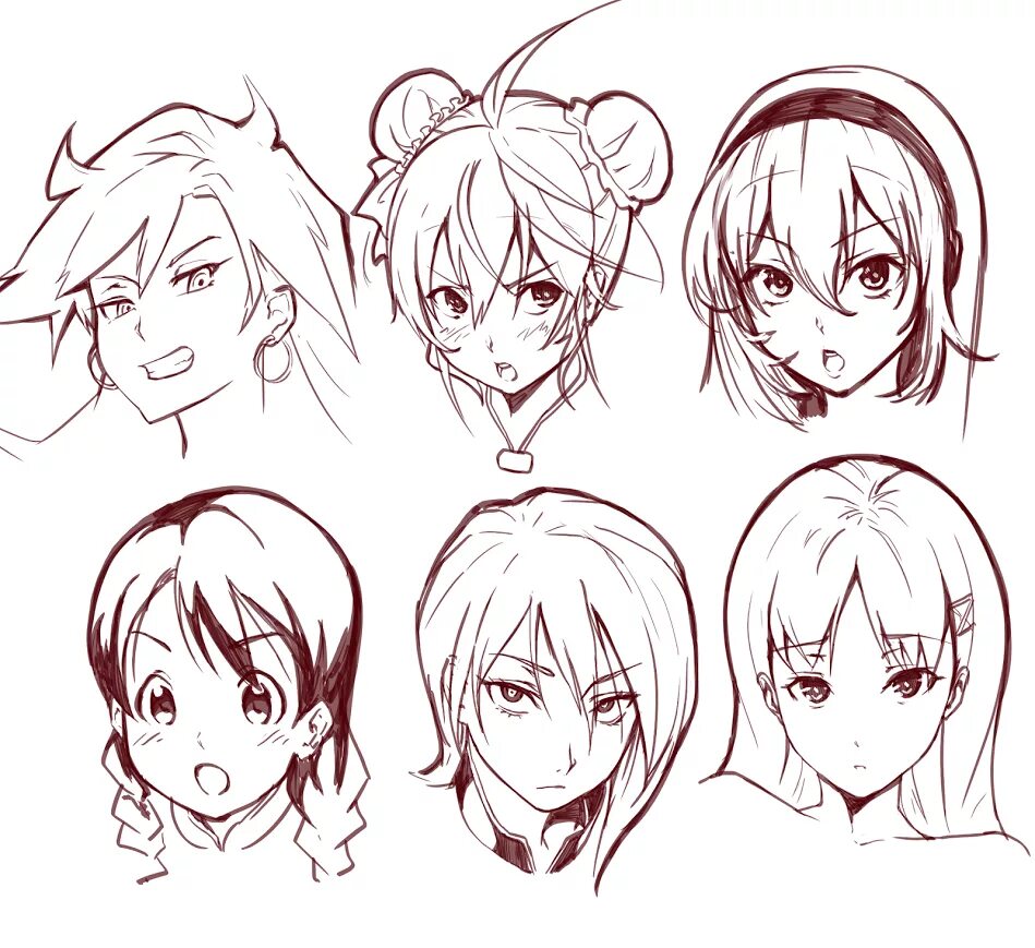 Draw the different
