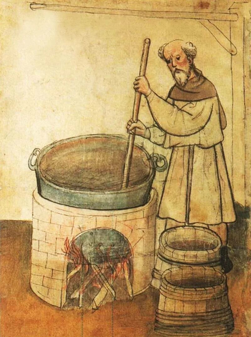 Пивоварение в средневековье. Средневековые ремесленники. Пивоварение в древности. Поташное производство