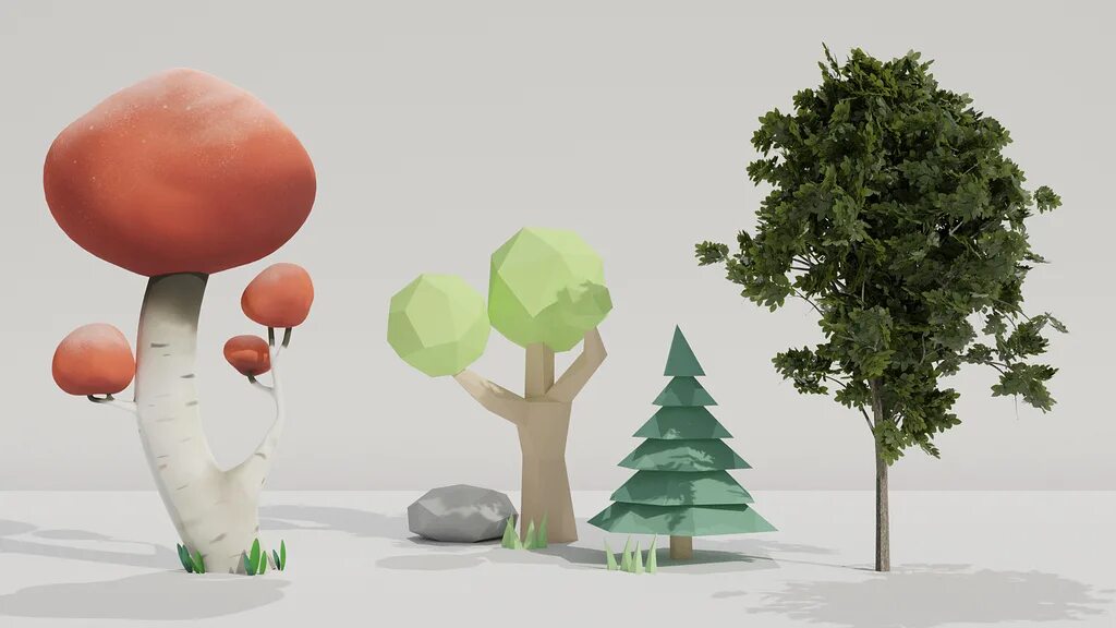 Blend tree. Blender 3d лес. blender дерево. дерево в блендер 3д. стилизованное дерево блендер.